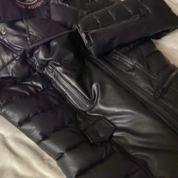 Save The Duck Eco Leather, XS Moto Jacket - Picture 2 of 6